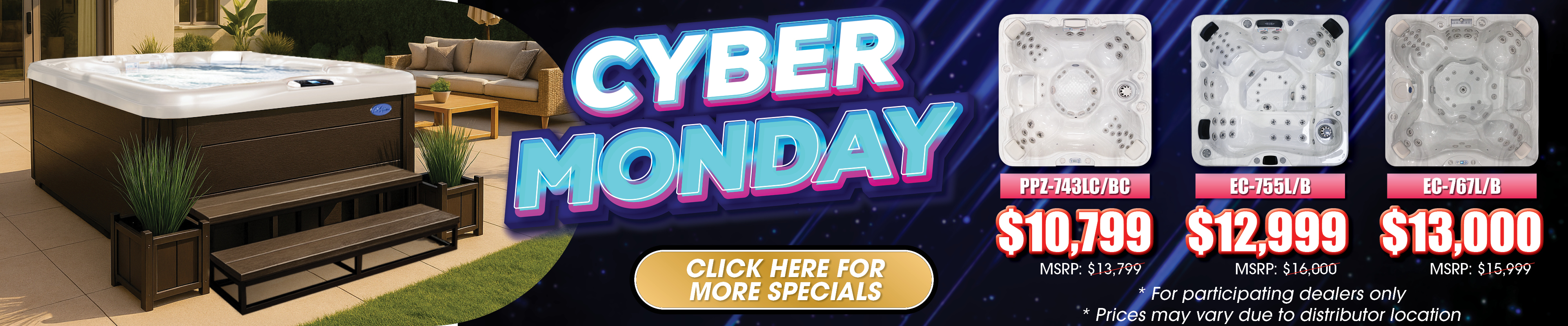 Calspas hot tub being used in a family setting - Noblesville